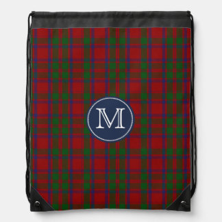 Clan MacIntosh Tartan Plaid Monogram Backpack