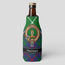 Clan MacIntyre Crest over Hunting Tartan Bottle Cooler
