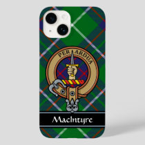 Clan MacIntyre Crest over Hunting Tartan Case-Mate iPhone 14 Case