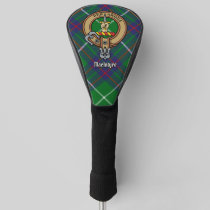 Clan MacIntyre Crest over Hunting Tartan Golf Head Cover