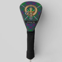 Clan MacIntyre Crest over Hunting Tartan Golf Head Cover
