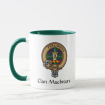 Clan MacIntyre Crest over Hunting Tartan Mug