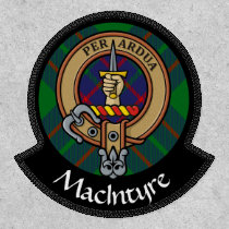 Clan Macintyre Crest over Hunting Tartan Patch
