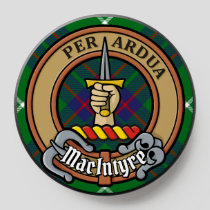 Clan MacIntyre Crest over Hunting Tartan PopSocket