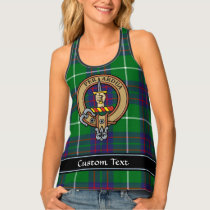 Clan MacIntyre Crest over Hunting Tartan Tank Top