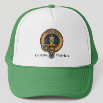 Clan MacIntyre Crest over Hunting Tartan Trucker Hat