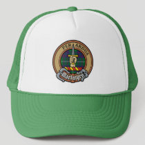 Clan MacIntyre Crest over Hunting Tartan Trucker Hat