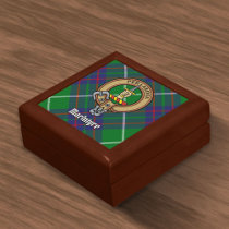 Clan MacIntyre Crest over Tartan Gift Box