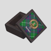Clan MacIntyre Crest over Tartan Gift Box