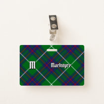 Clan MacIntyre Hunting Tartan Badge