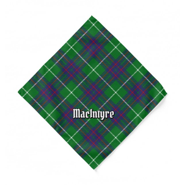 Clan MacIntyre Hunting Tartan Bandana (Front)