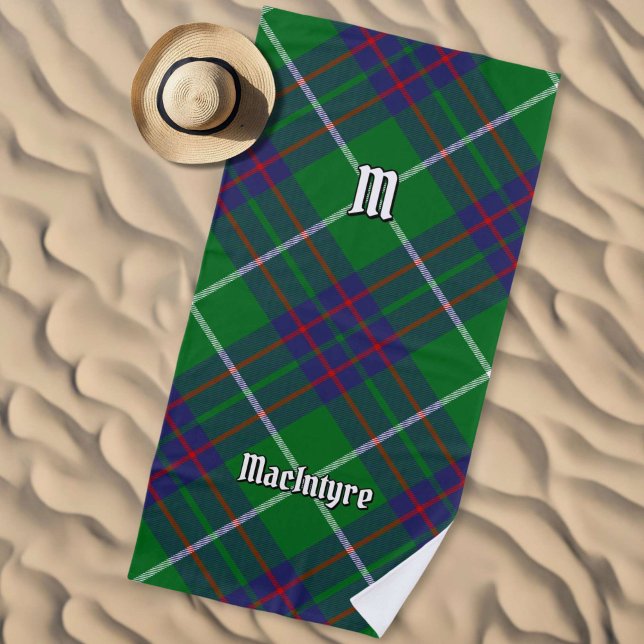Clan MacIntyre Hunting Tartan Beach Towel (Creator Uploaded)
