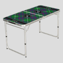 Clan MacIntyre Hunting Tartan Beer Pong Table