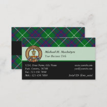 Clan MacIntyre Hunting Tartan Business Card