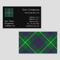 Clan MacIntyre Hunting Tartan Business Card