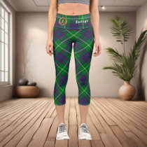 Clan MacIntyre Hunting Tartan Capri Leggings