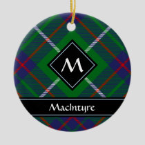 Clan MacIntyre Hunting Tartan Ceramic Ornament