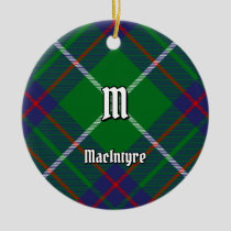 Clan MacIntyre Hunting Tartan Ceramic Ornament