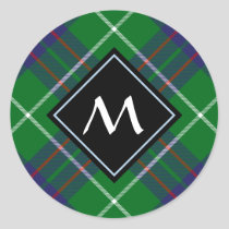Clan MacIntyre Hunting Tartan Classic Round Sticker