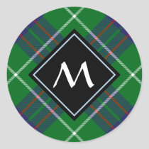 Clan MacIntyre Hunting Tartan Classic Round Sticker