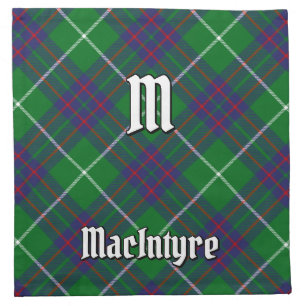 Clan MacIntyre Hunting Tartan Cloth Napkin