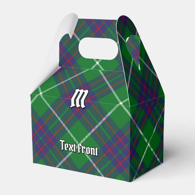 Clan MacIntyre Hunting Tartan Favor Box (Front Side)