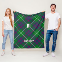 Clan MacIntyre Hunting Tartan Fleece Blanket