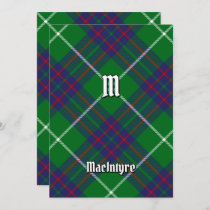 Clan MacIntyre Hunting Tartan Invitation