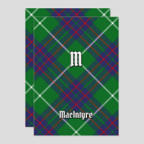 Clan MacIntyre Hunting Tartan Invitation