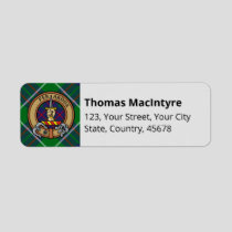 Clan Macintyre Hunting Tartan Label