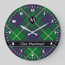 Clan MacIntyre Hunting Tartan Large Clock