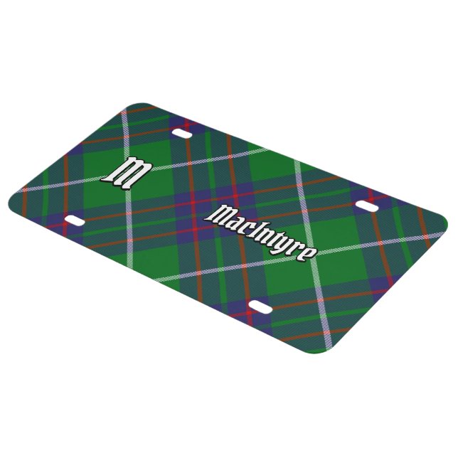 Clan MacIntyre Hunting Tartan License Plate (Side)