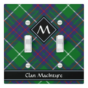 Clan MacIntyre Hunting Tartan Light Switch Cover