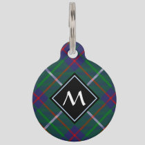 Clan MacIntyre Hunting Tartan Pet ID Tag