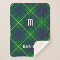 Clan MacIntyre Hunting Tartan Sherpa Blanket