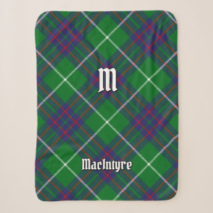 Clan MacIntyre Hunting Tartan Sherpa Blanket