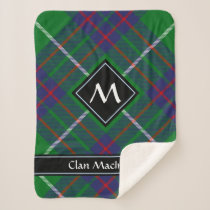 Clan MacIntyre Hunting Tartan Sherpa Blanket