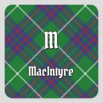 Clan MacIntyre Hunting Tartan Square Sticker