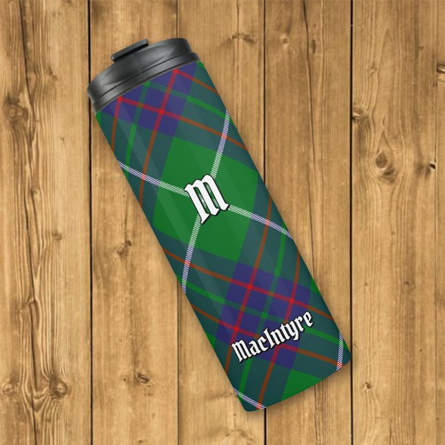 Clan MacIntyre Hunting Tartan Thermal Tumbler (Creator Uploaded)