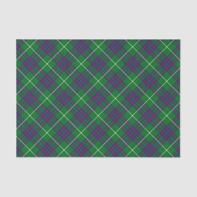 Clan MacIntyre Hunting Tartan Tissue Paper (Front)