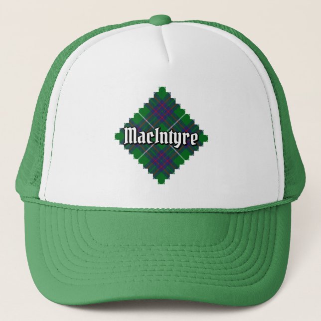 Clan MacIntyre Hunting Tartan Trucker Hat (Front)