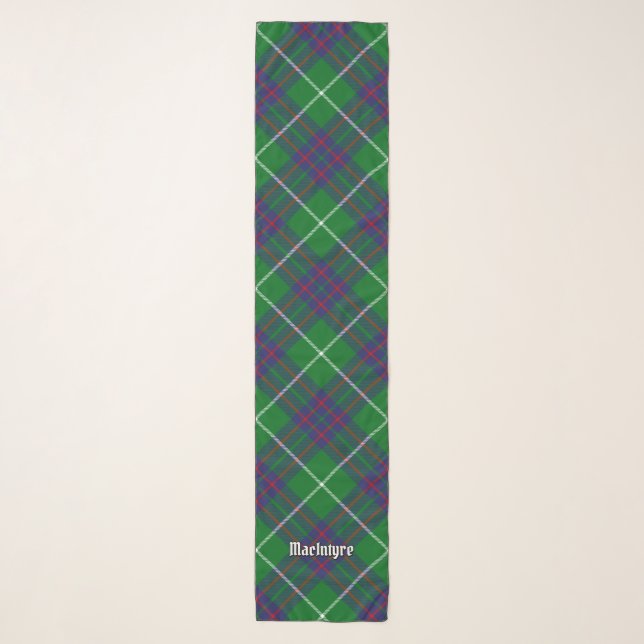 Clan MacIntyre Tartan Scarf (Front)