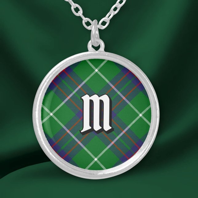 Clan MacIntyre Tartan Silver Plated Necklace (Creator Uploaded)