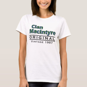 Clan MacIntyre Vintage Customize Your Birthyear T-Shirt
