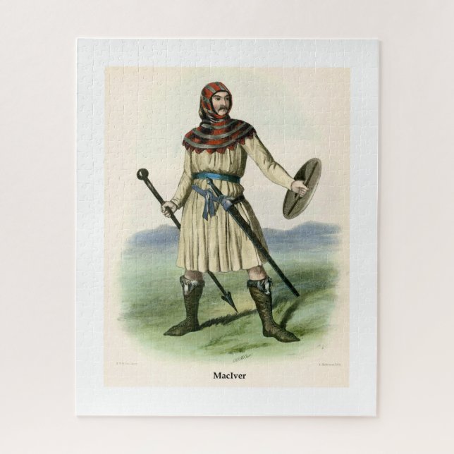 Clan MacIver Jigsaw Puzzle (Vertical)