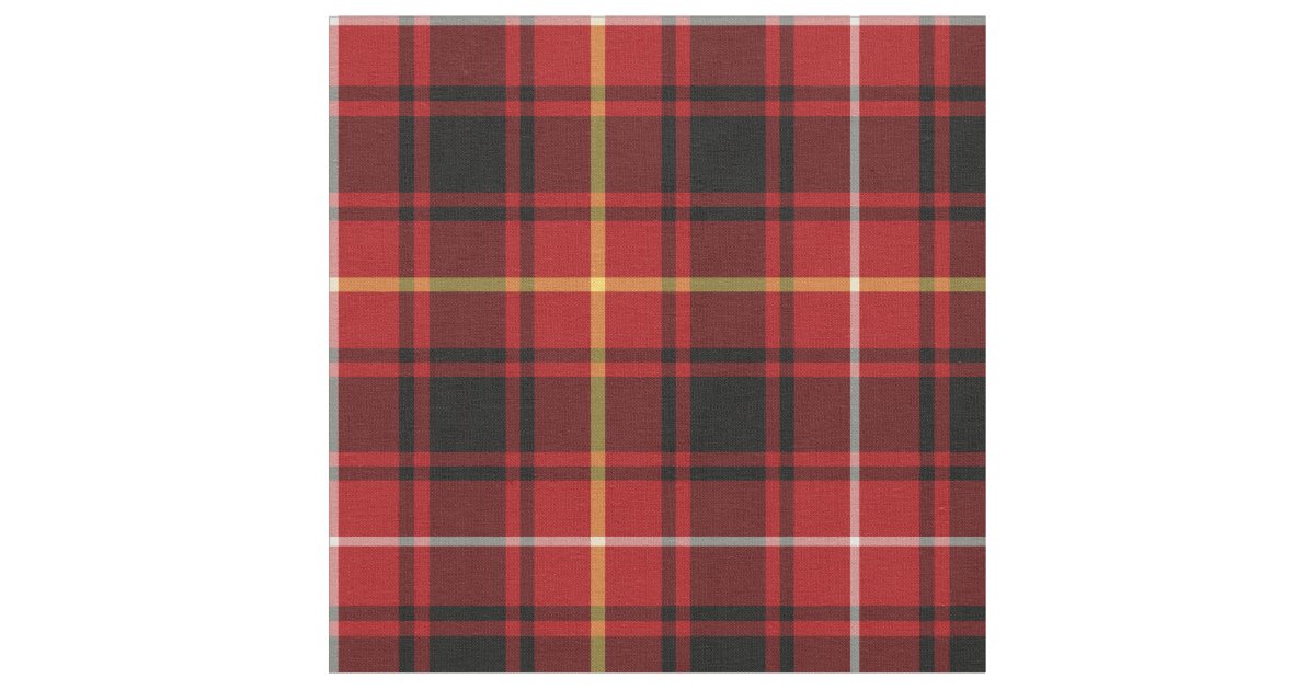 MacIver Tartan Crest Black Garden Flag