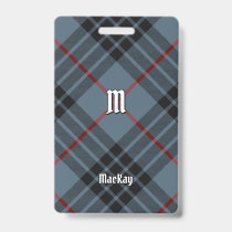 Clan MacKay Blue Tartan Badge