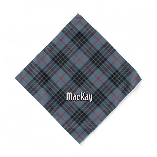 Clan MacKay Blue Tartan Bandana (Front)