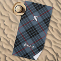 Clan MacKay Blue Tartan Beach Towel