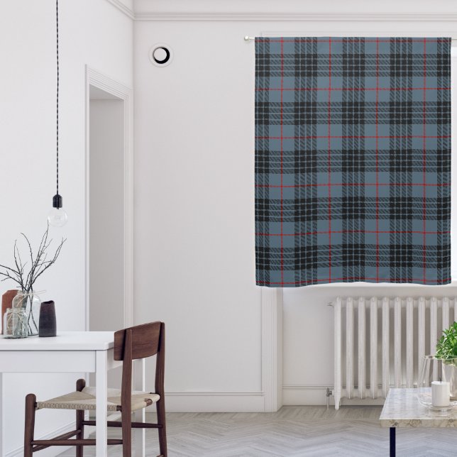 Clan MacKay Blue Tartan Blackout Curtains (Living Room)